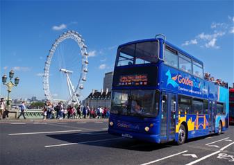 אוטובוס תיירים פתוח של גולדן טורס